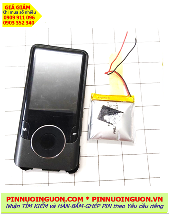 Pin IPOD Pin sạc Lithium Li-Polymer 3.7v; Thay pin IPOD LiPolymer 3.7v, Nhận Thay pin IPOD tất cả các hãng 